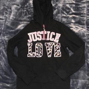 Girls justice sweater